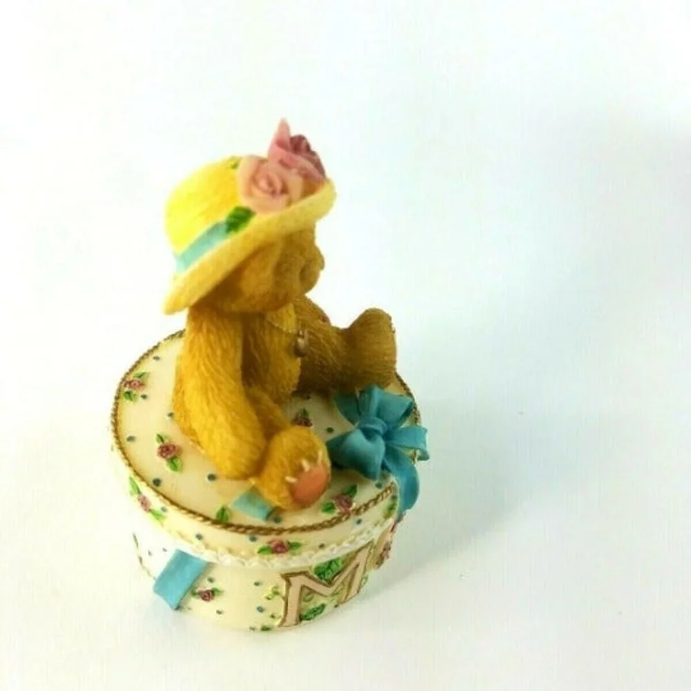 2001 Cherished Teddies MOM Covered Box #306614A With Original Packaging ENESCO